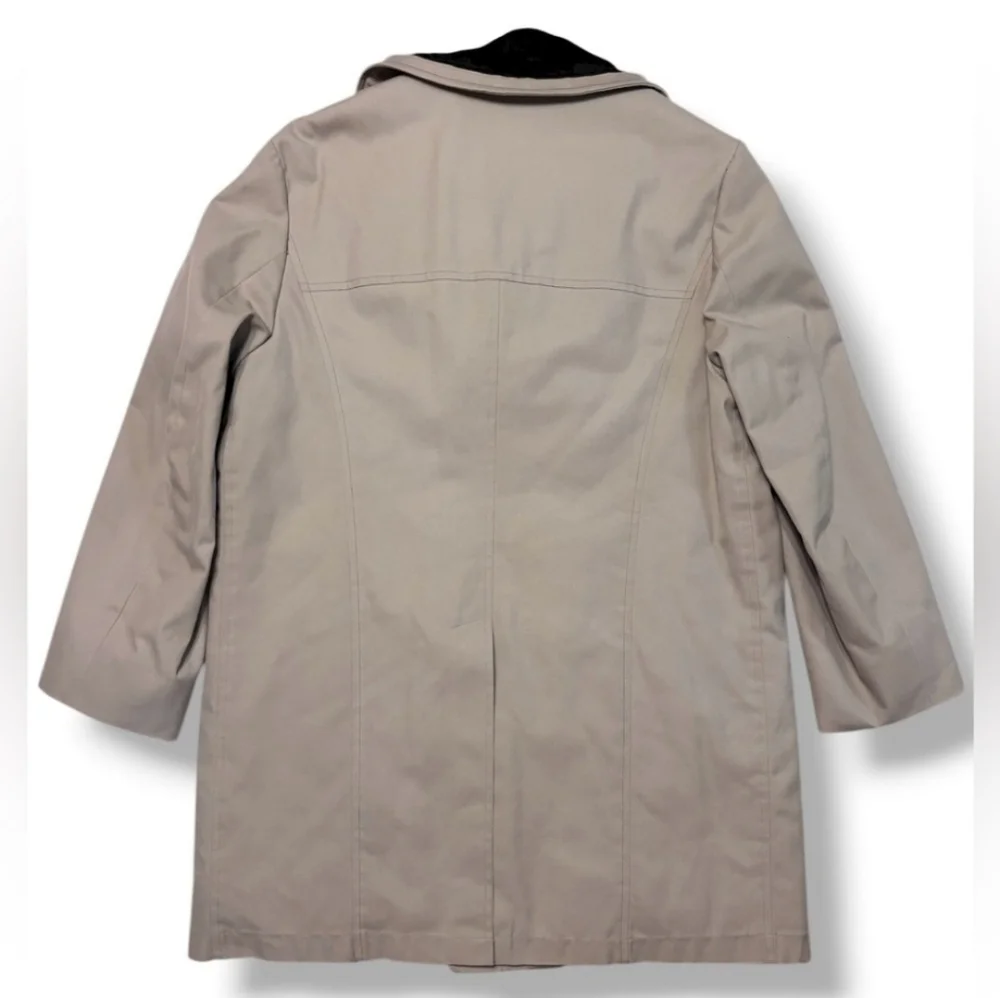 London Fog Trench Coat in Gray and Black